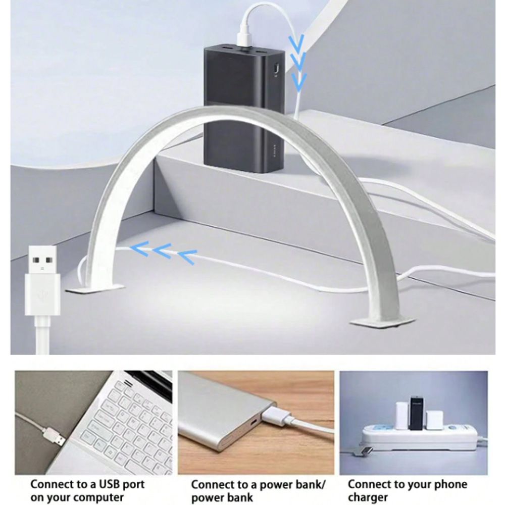 Nail Lamp 40/66CM Fill Light U - Desk Setup Modern review and price