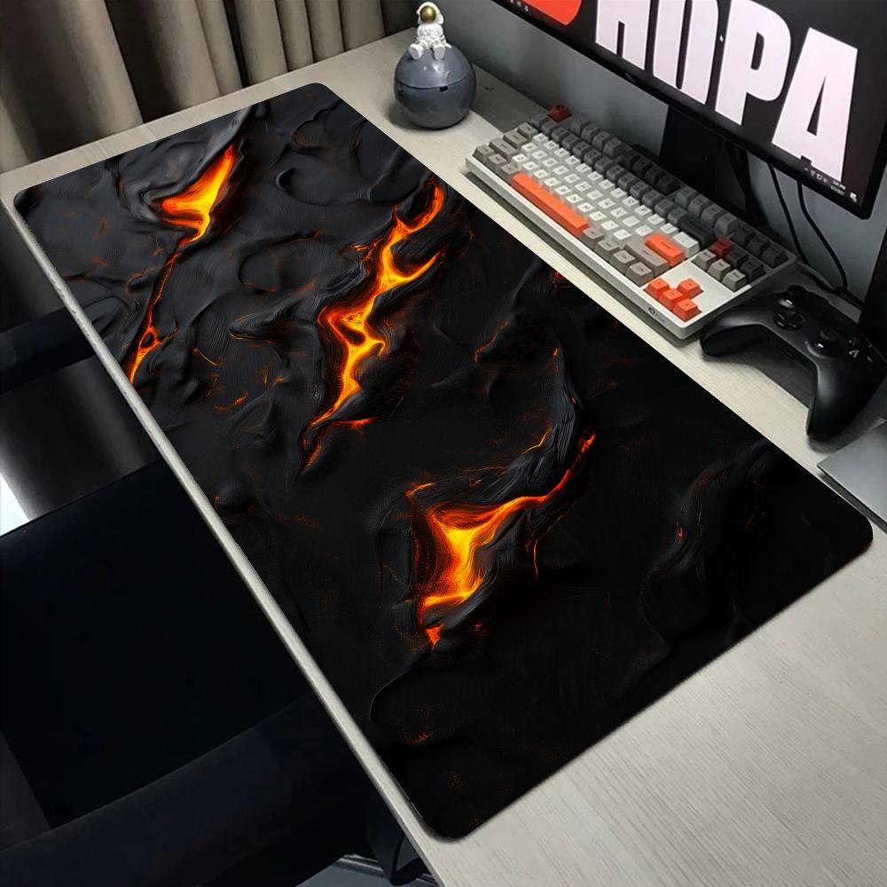 Abstract Fluid Gaming Mouse Pa - Desk Setup Gadgets review and price