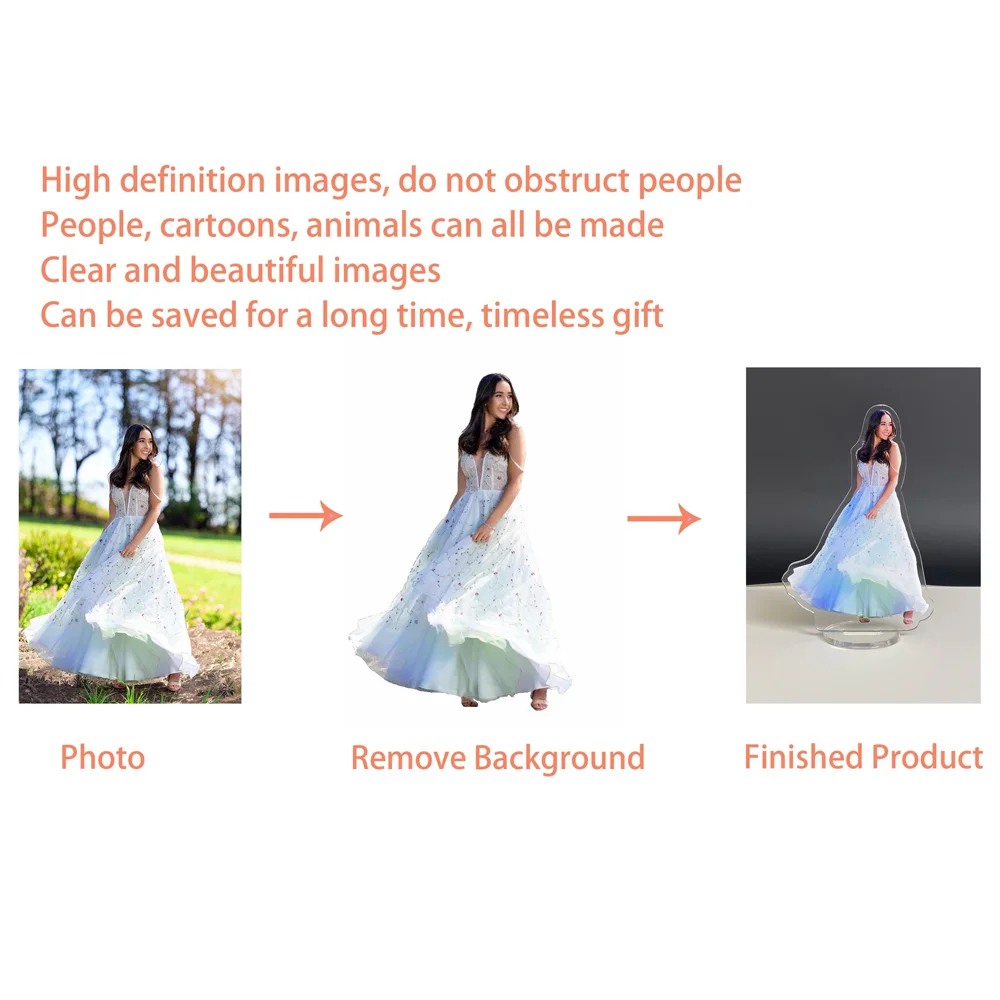 Personalized 2D Acrylic Photo  - Desk Setup Modern review and price