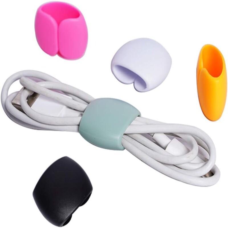 5/30Pcs Silicone Cable Organiz - Desk Setup Cable Management review and price
