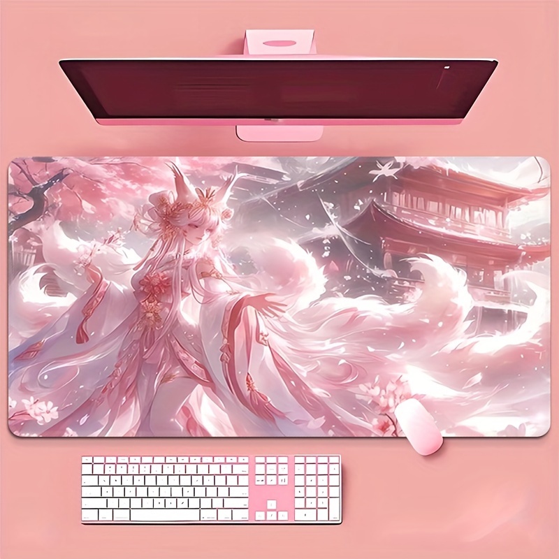 Anime Fox Girl Desk Mat, Exten - Desk Setup Designer review and price
