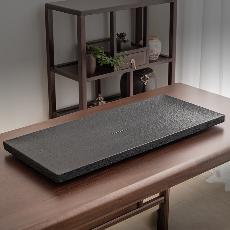 Natural Black Stone Tea Tray,  - Desk Setup At Home review and price