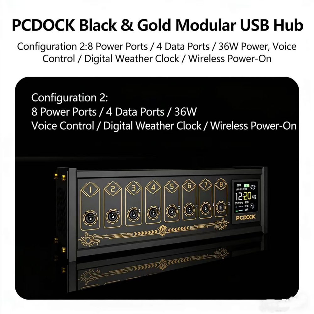 PCDOCK Block USB Desktop Power - Desk Setup Designer review and price