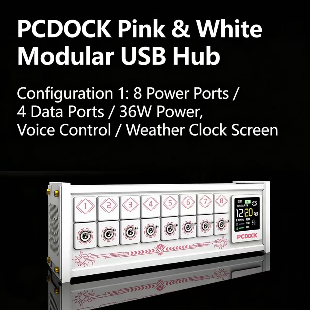 PCDOCK Block USB Desktop Power - Desk Setup Designer review and price