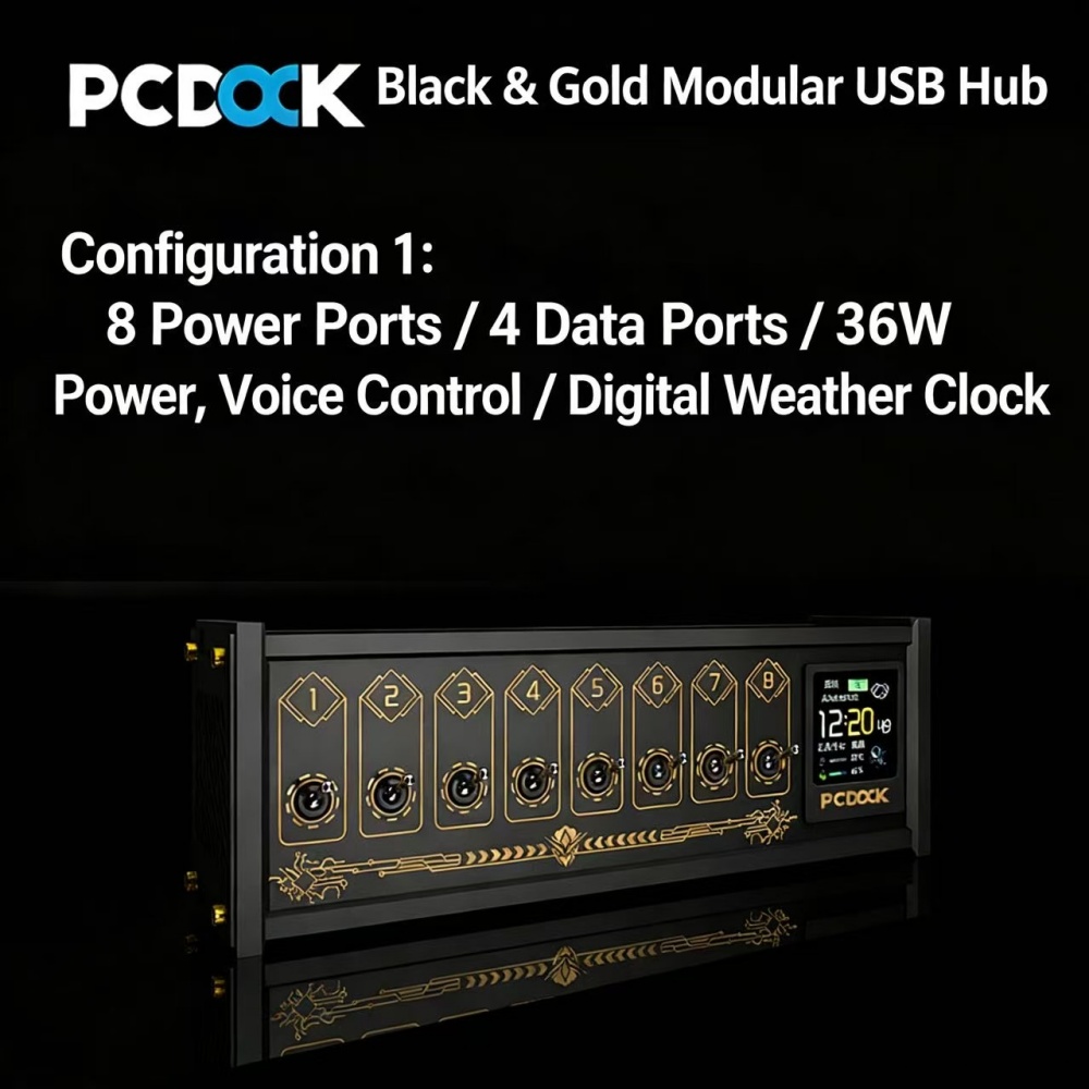 PCDOCK Block USB Desktop Power - Desk Setup Designer review and price