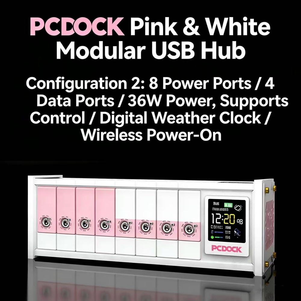 PCDOCK Block USB Desktop Power - Desk Setup Designer review and price