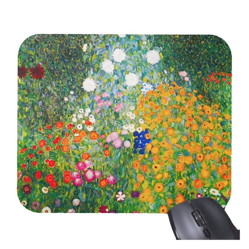 Gustav Klimt Flowers Floral Mo - Desk Setup Gadgets review and price