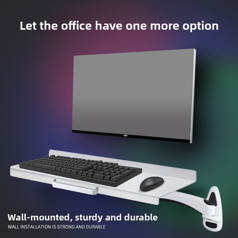 Industrial Wall Mounted Keyboa - Desk Setup Living Room review and price