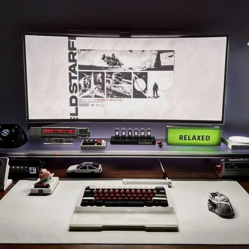 Aluminum Monitor Stand Acrylic - Desk Setup For Laptop And Monitor review and price
