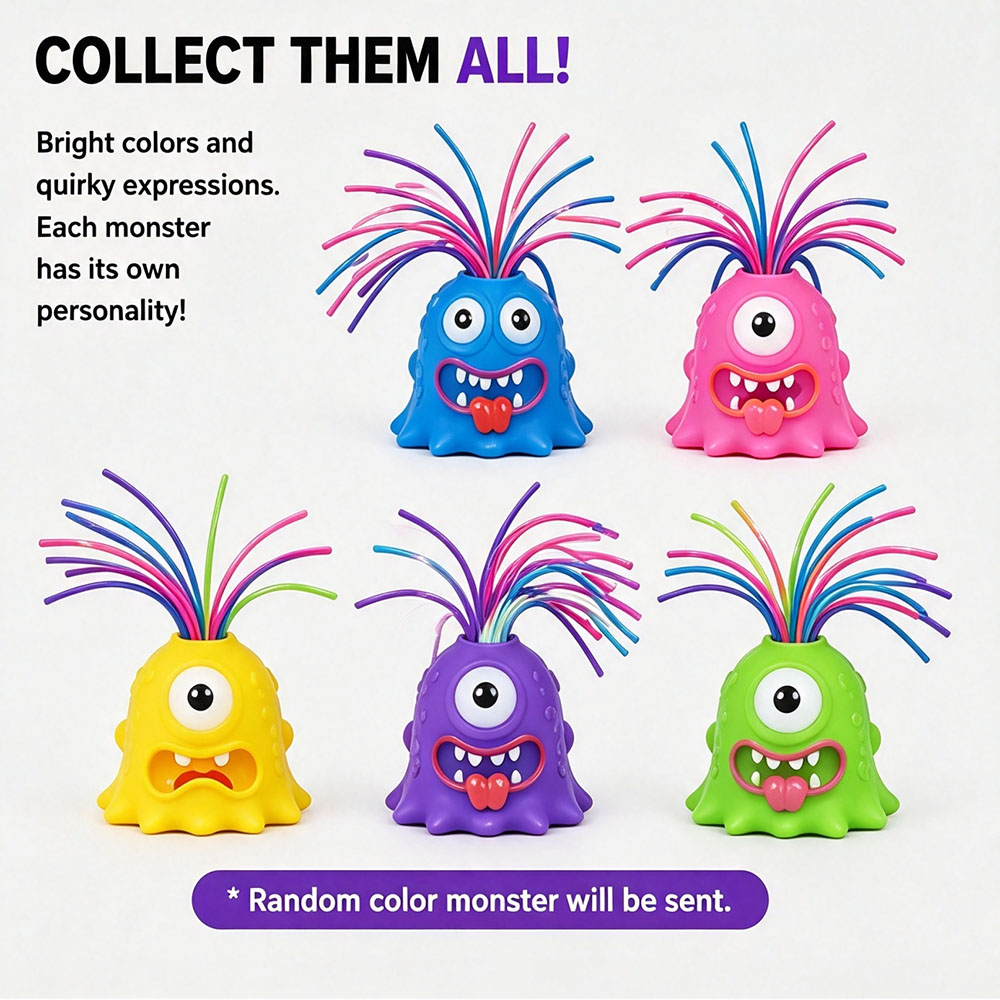 Viral Screaming Monster Hair P - Desk Setup Gadgets review and price