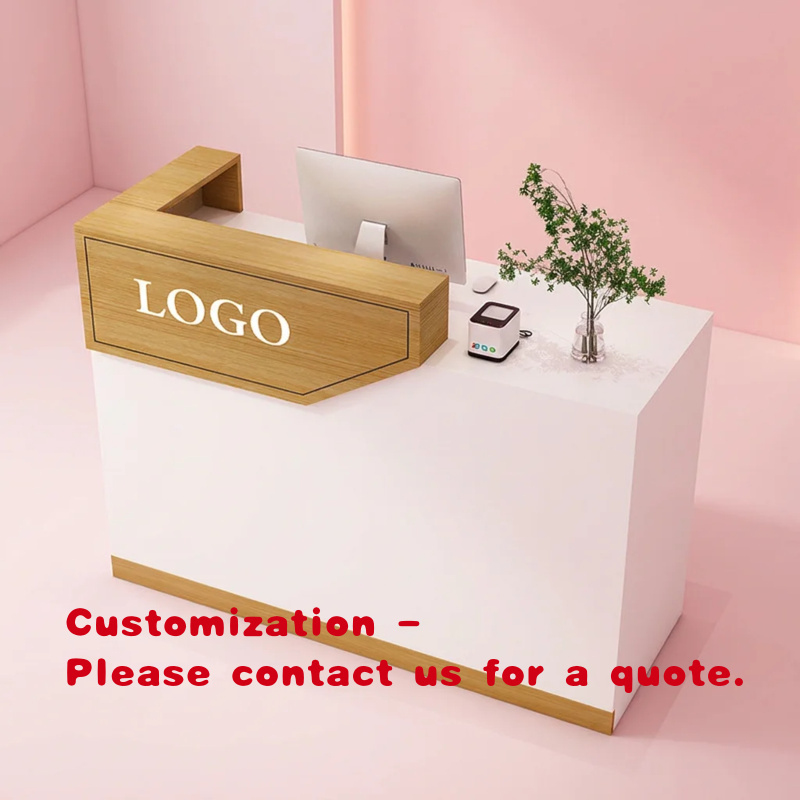 custom.Wooden Hotel Reception  - Desk Setup Modern review and price