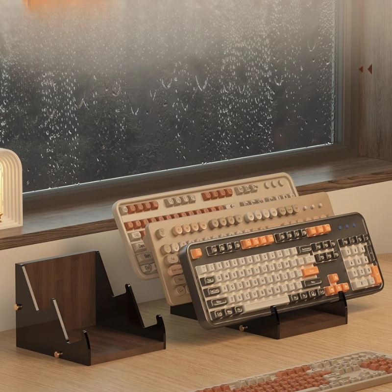 Acrylic Floating Keyboard Stan - Desk Setup Living Room review and price
