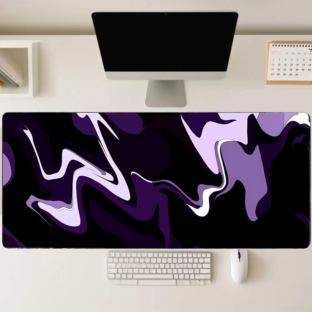 Playmat Purple Black Fluid Mou - Desk Setup Gadgets review and price
