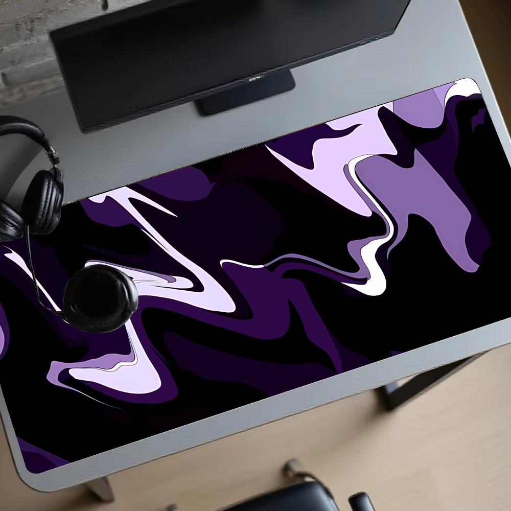 Playmat Purple Black Fluid Mou - Desk Setup Gadgets review and price