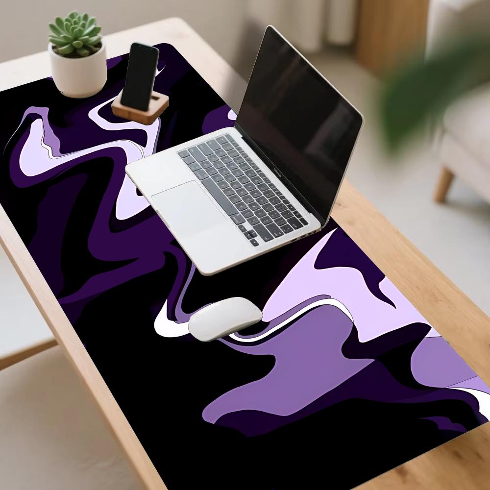 Playmat Purple Black Fluid Mou - Desk Setup Gadgets review and price