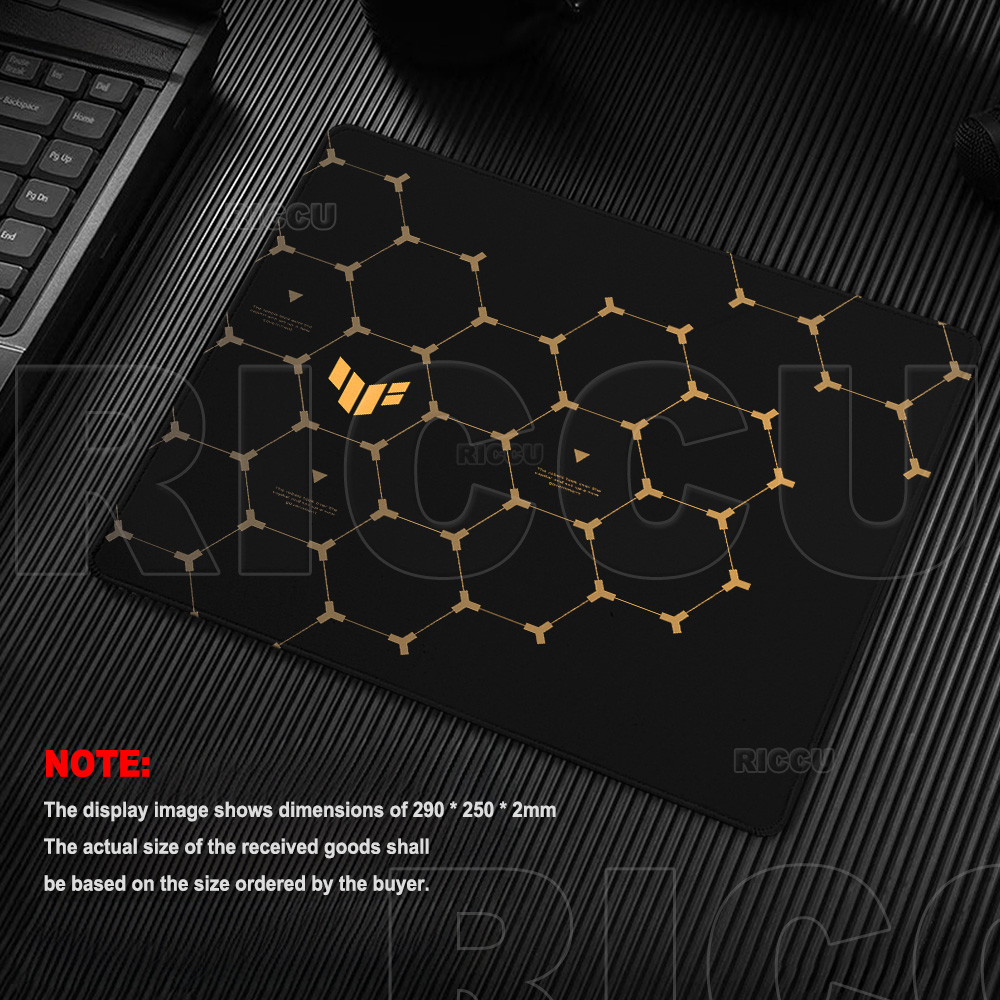 Hexagon TUF Gaming Mouse Pad R - Desk Setup Black And White review and price