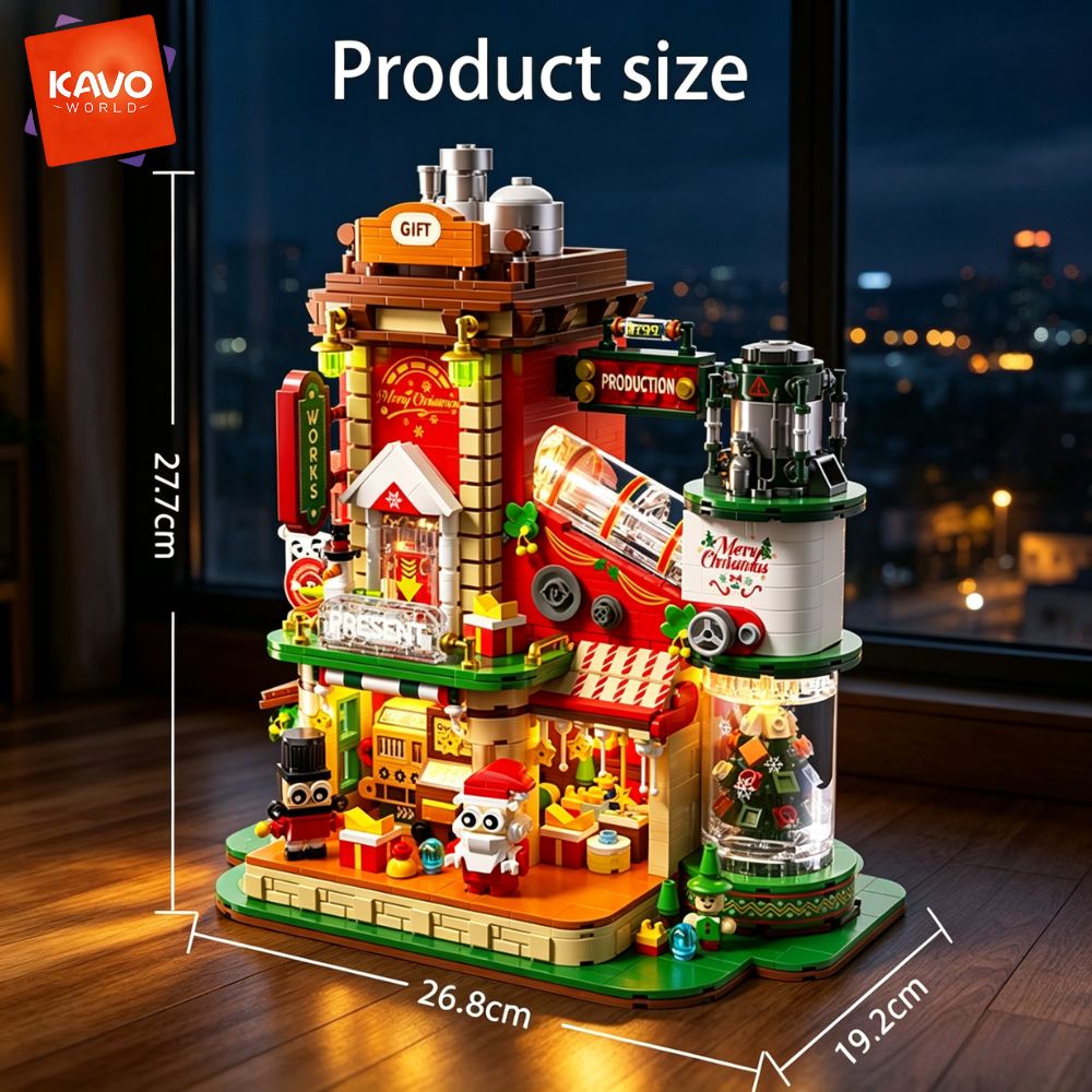 KAVOWORLD 2775PCS Christmas Gi - Desk Setup Build review and price